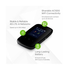Zyxel LTE-A Router Portable Cat6 802.11 AC Wifi